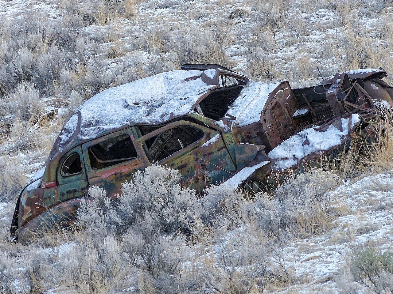 He left his car parked for a decade and a half - the sight is astonishing